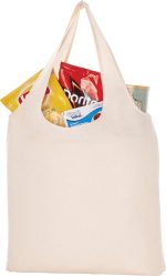 Custom Lightweight All-Purpose 5oz Cotton Canvas Tote Bag with logo - 6