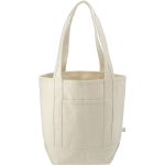 Custom Organic Cotton Boat Tote 14oz with logo - 1