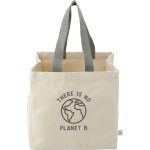 Custom Organic Cotton Shopper Tote with logo
