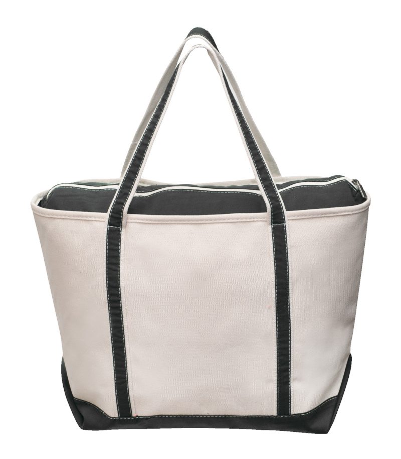 Custom Sailway Large Zippered Tote Bag with logo - 7