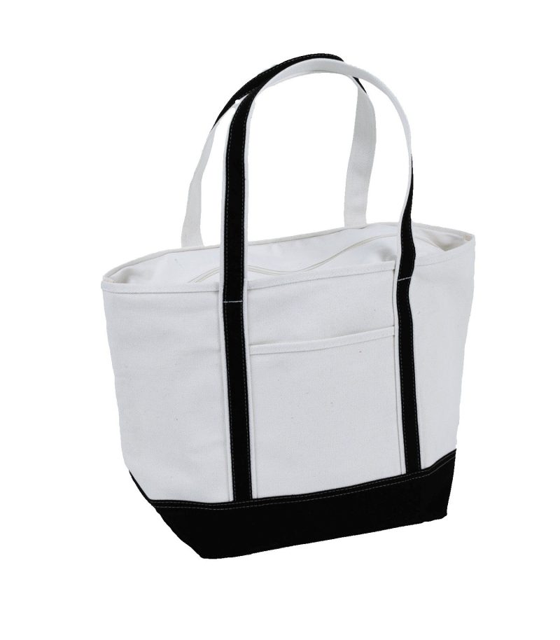 Custom Sailway Zippered Tote Bag with logo - 1