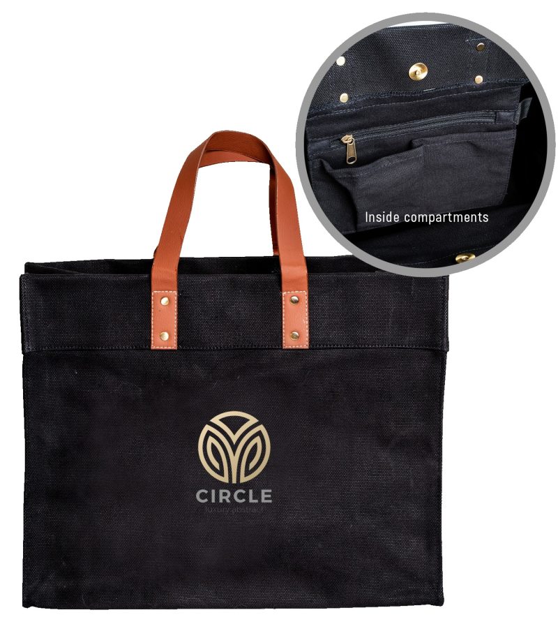 Custom The Chadwick Tote Bag with logo