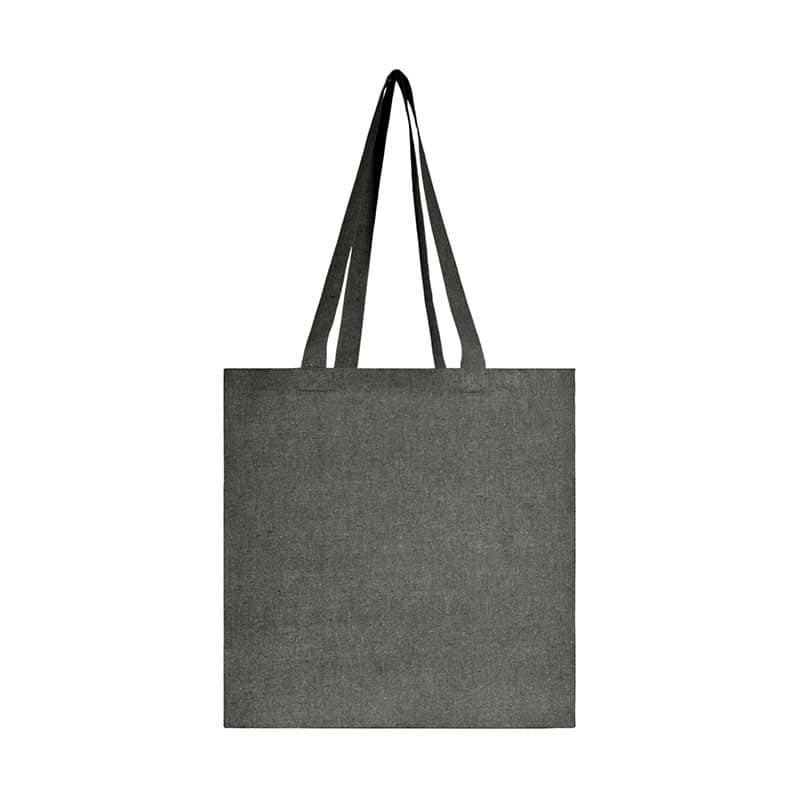 Custom Vitality 4.5 oz Recycled Cotton Tote Bag with logo - 1