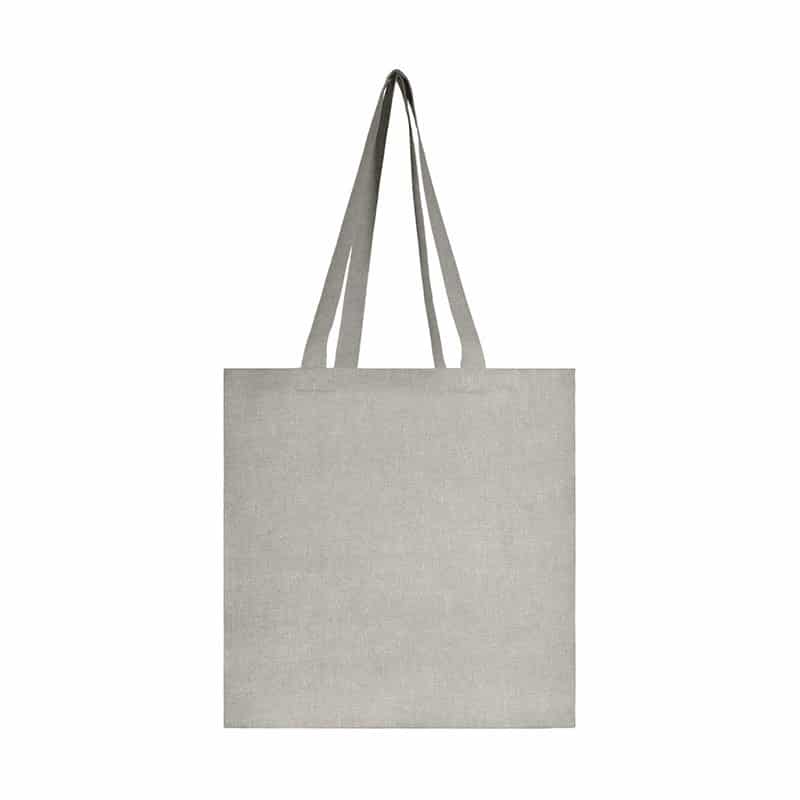 Custom Vitality 4.5 oz Recycled Cotton Tote Bag with logo - 2