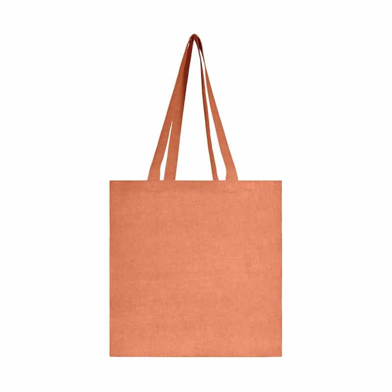 Custom Vitality 4.5 oz Recycled Cotton Tote Bag with logo - 3