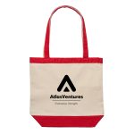 Custom 10 Oz. Cotton Canvas Tote Bag - 14 1/2" x 15 1/2" with logo