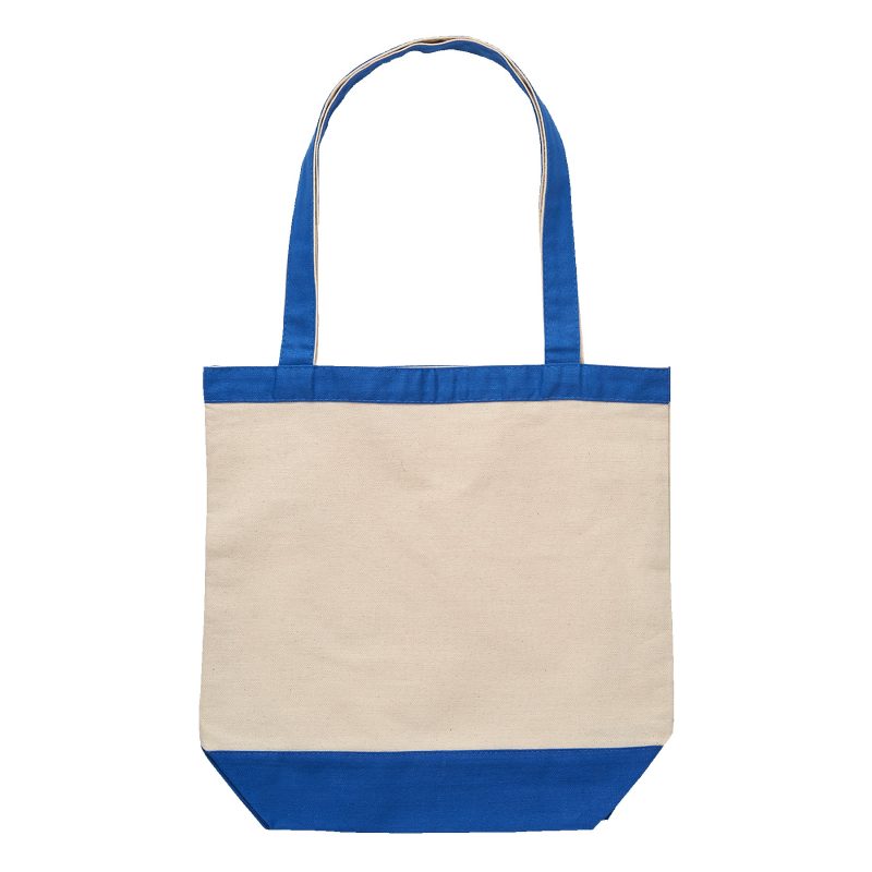 Custom 10 Oz. Cotton Canvas Tote Bag - 14 1/2" x 15 1/2" with logo - 3