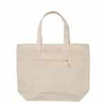 Custom 12 Oz. Cotton Canvas Zippered Tote Bag with logo - 2