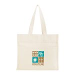 Custom Aware™ 4 Oz. Recycled Cotton Tote Bag with logo - 5