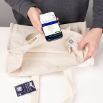 Custom Aware™ 4 Oz. Recycled Cotton Tote Bag with logo - 6