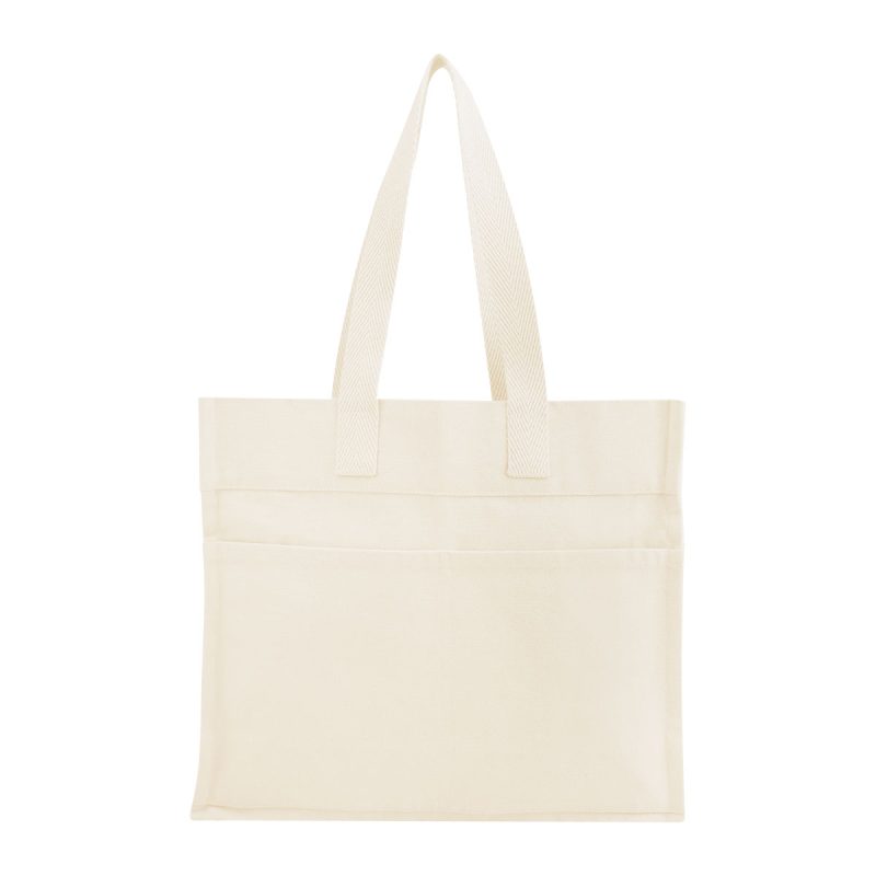 Custom Aware™ 4 Oz. Recycled Cotton Tote Bag with logo - 8