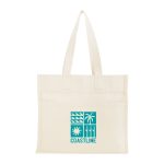 Custom Aware™ 4 Oz. Recycled Cotton Tote Bag with logo - 9