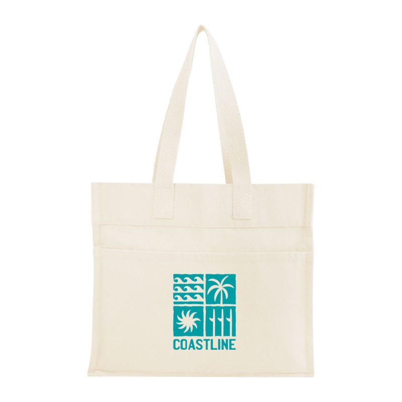 Custom Aware™ 4 Oz. Recycled Cotton Tote Bag with logo - 9