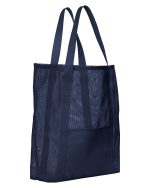 Custom Belle Mare Beach Mesh Tote Bag with logo - 6