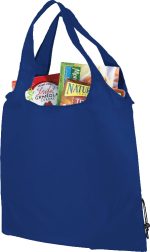 Custom Bungalow Foldaway Shopper Tote Bag with logo - 9