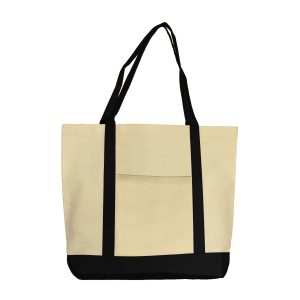 Custom Canvas Tote with logo - 1