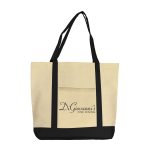 Custom Canvas Tote with logo - 2
