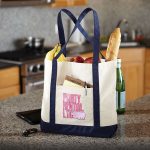 Custom Canvas Tote with logo - 3