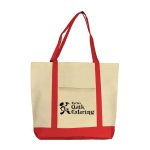 Custom Canvas Tote with logo - 4