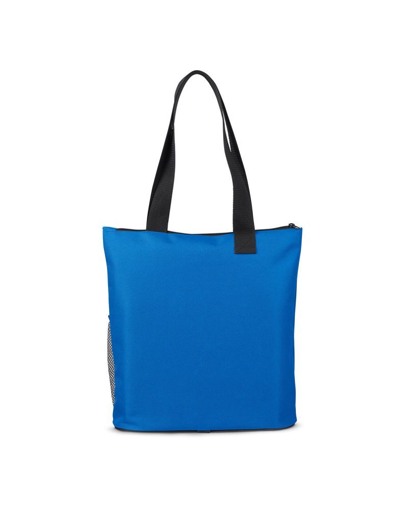 Custom Essential Trade Show Zippered Tote Bag with logo - 2