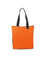 Custom Essential Trade Show Zippered Tote Bag with logo - 8
