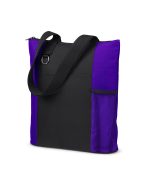 Custom Essential Trade Show Zippered Tote Bag with logo - 9