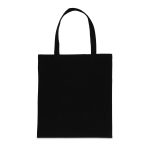 Custom Impact AWARE™ Recycled Cotton Tote w/Bottom 145g - Black with logo - 1