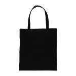 Custom Impact AWARE™ Recycled Cotton Tote w/Bottom 145g - Black with logo - 2