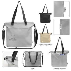 Custom Intrepid Rpet Laptop Tote Bag with logo