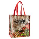 Custom Laminated Grocery Tote with logo - 2