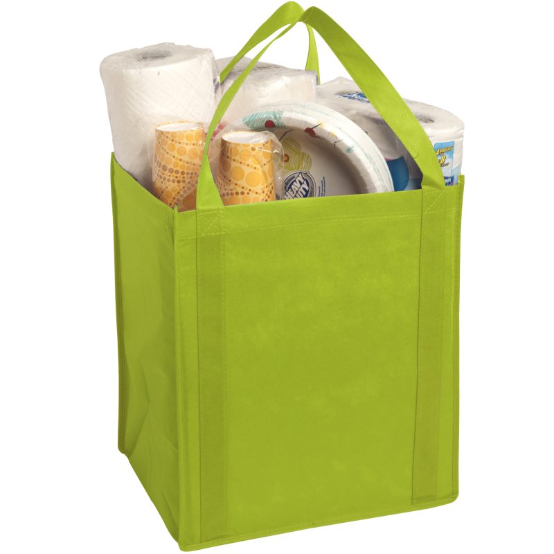 Custom Large Non-Woven Grocery Shopping Tote Bag with logo - 5