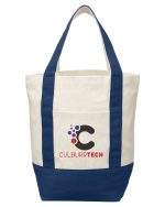 Custom Mini Recycled Cotton Tote Bag with logo