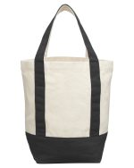Custom Mini Recycled Cotton Tote Bag with logo - 4