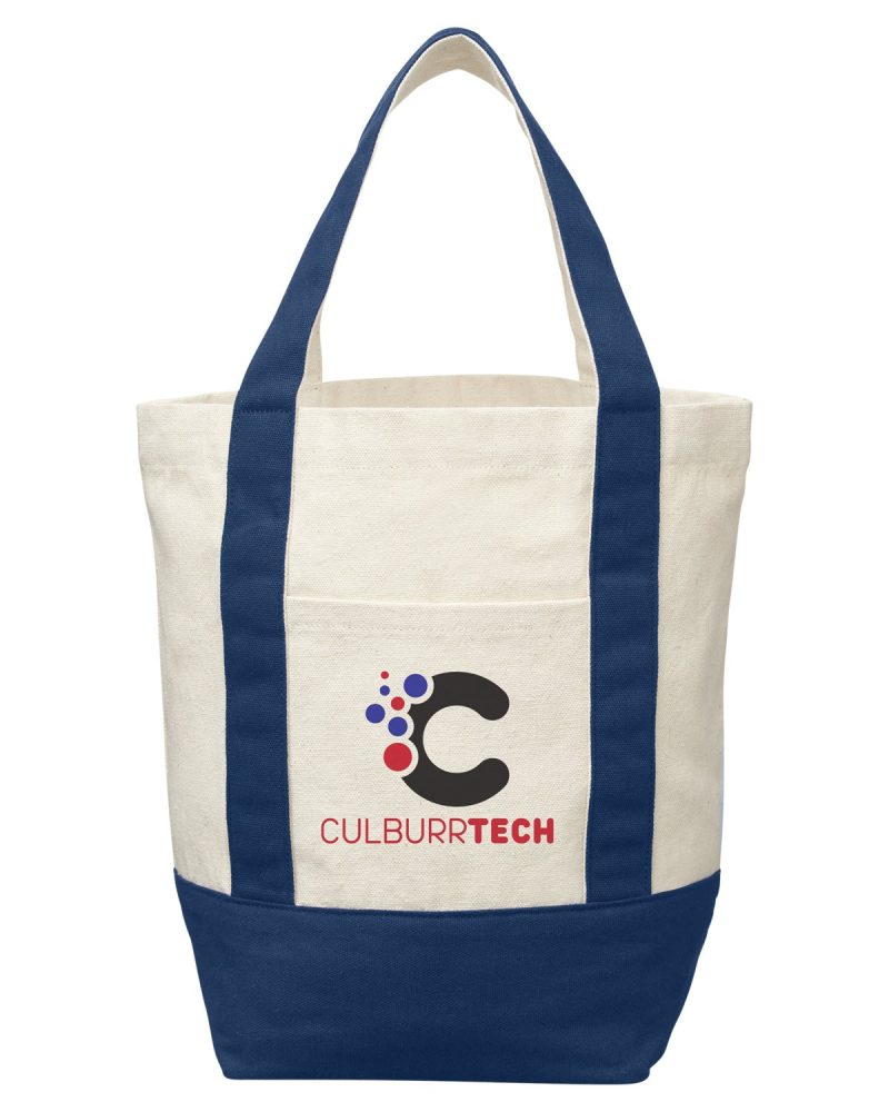 Custom Mini Recycled Cotton Tote Bag with logo