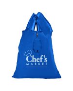 Custom Polyester Folding Grocery Tote Bag with logo