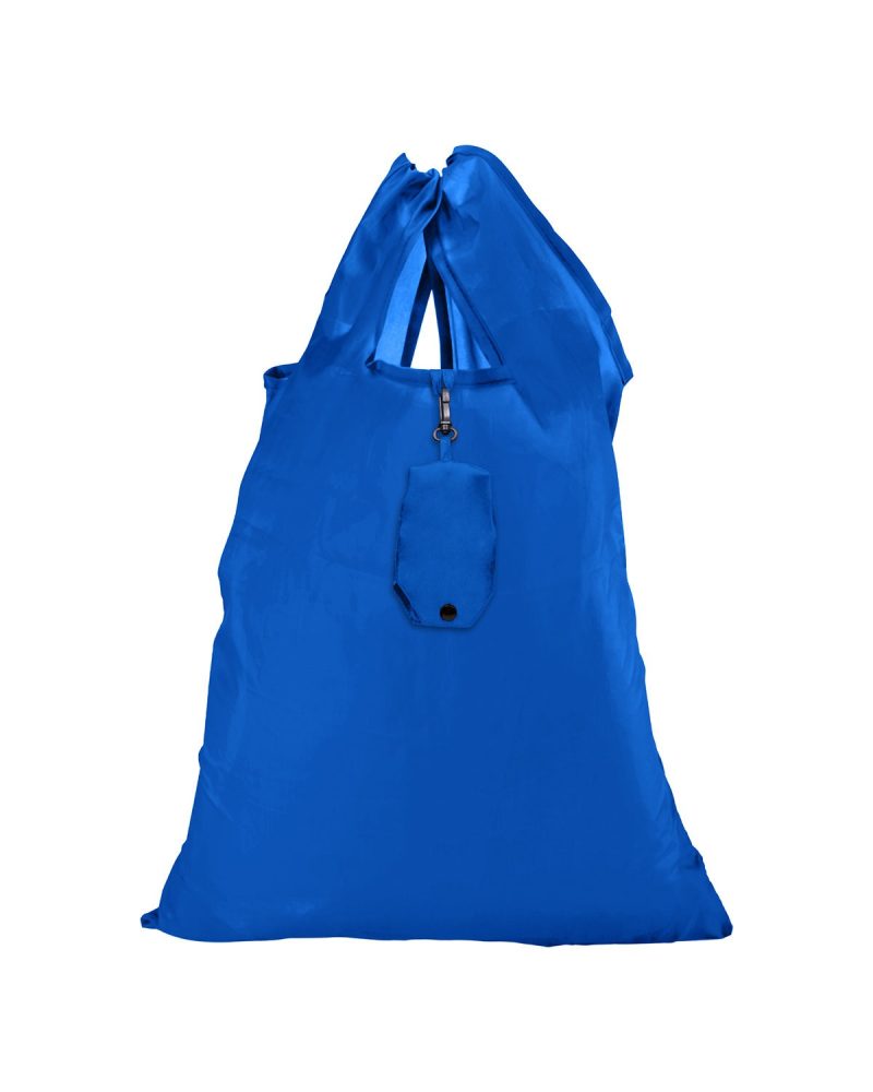 Custom Polyester Folding Grocery Tote Bag with logo - 2