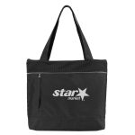 Custom RPET Mesh Zippered Tote Bag with logo - 2