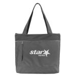 Custom RPET Mesh Zippered Tote Bag with logo - 3