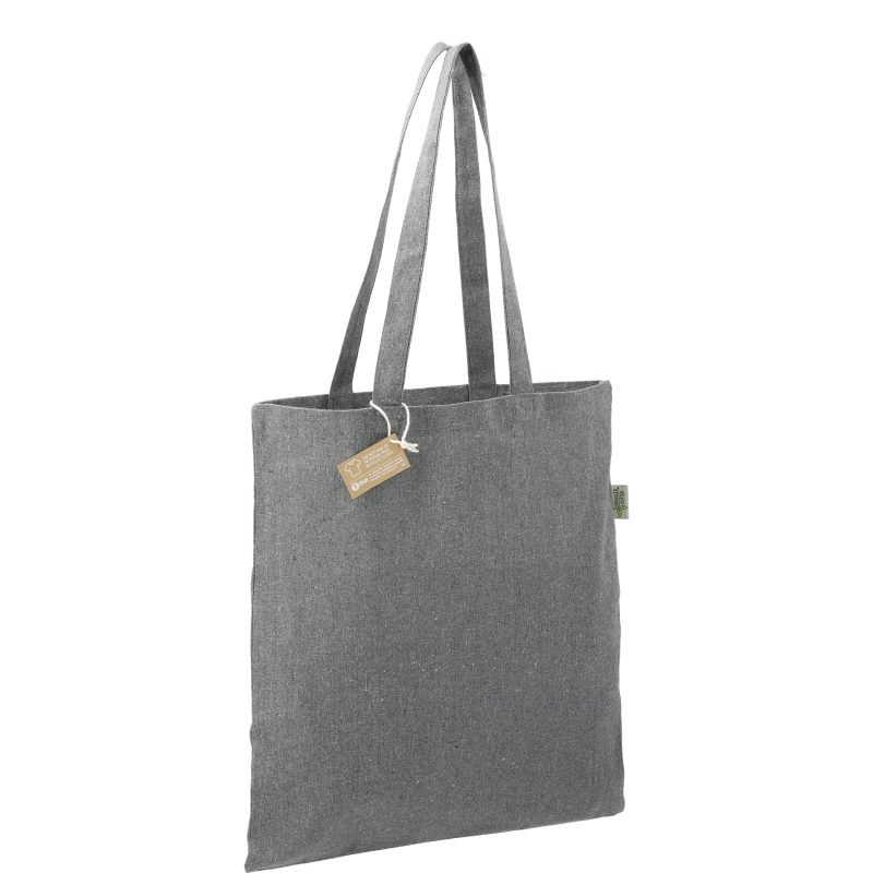 Custom Recycled 7oz Cotton Convention Tote with logo - 4