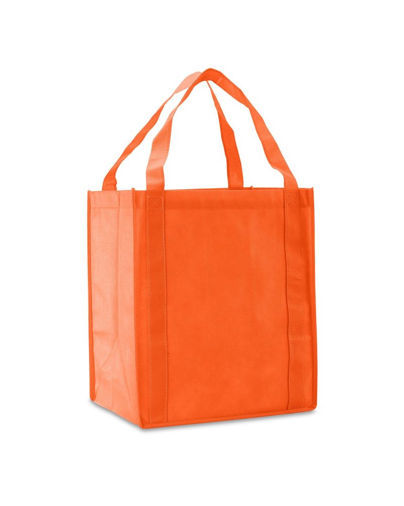 Custom Saturn Jumbo Non-Woven Grocery Tote Bag with logo - 5