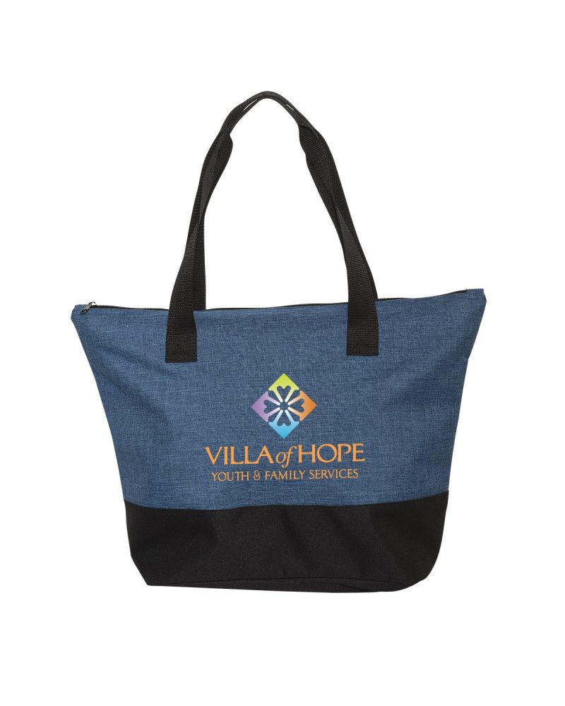 Custom Strand Simple Snow Canvas Tote Bag with logo