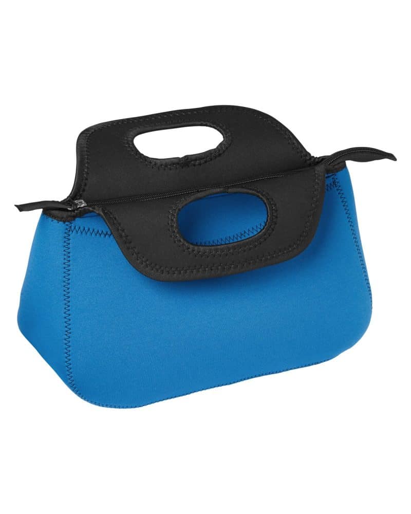 Custom Zippered Neoprene Lunch Cooler Tote Bag with logo - 2