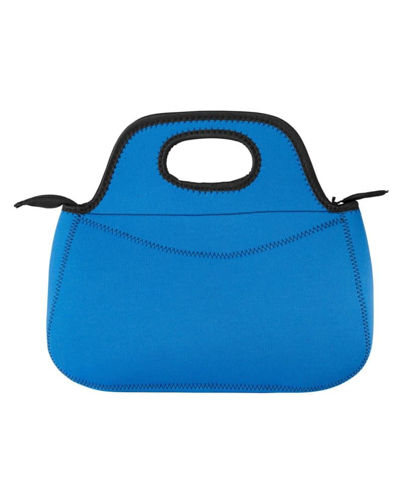 Custom Zippered Neoprene Lunch Cooler Tote Bag with logo - 3