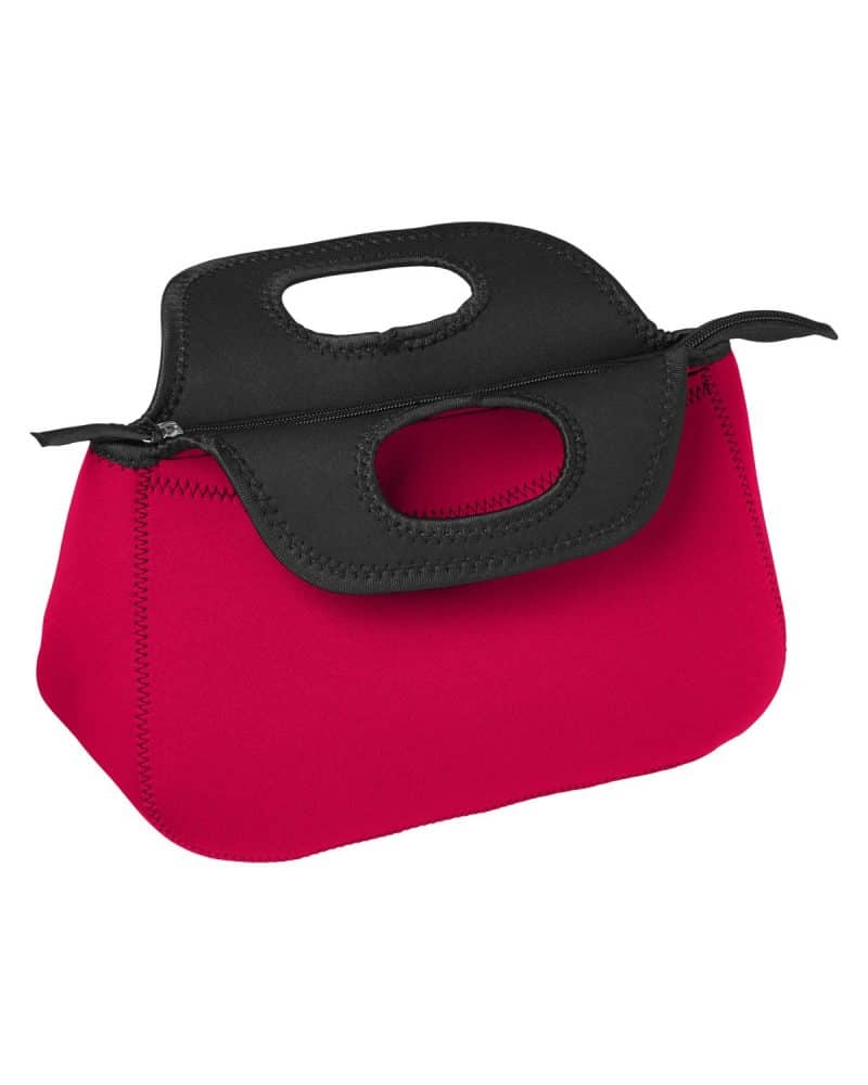 Custom Zippered Neoprene Lunch Cooler Tote Bag with logo - 6