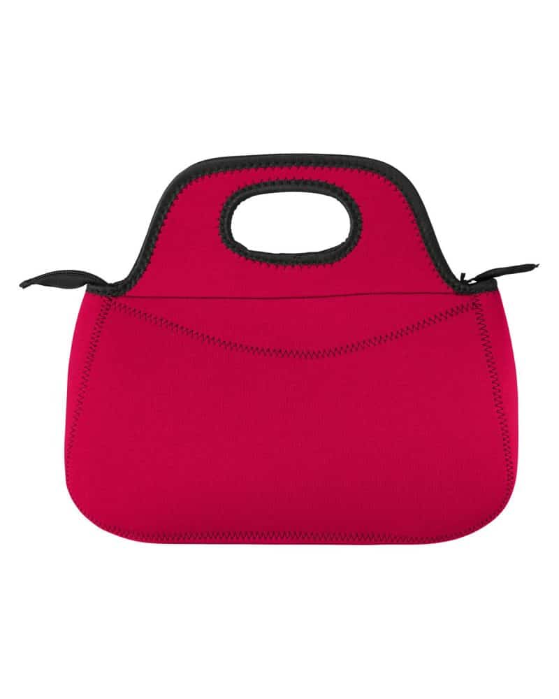 Custom Zippered Neoprene Lunch Cooler Tote Bag with logo - 7