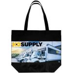 Custom Arlington 300D Two-Tone Dye Sublimation Tote Bag with logo - 3