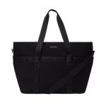 Custom Corkcicle Estelle Tote Bag - Black Neoprene with logo