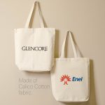 Custom Cotton Tote Bag w/Gusset 14"x17" with logo - 4