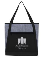 Custom Good Value™ Heathered RPET Non-Woven Tote with logo - 1