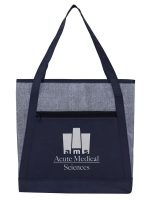 Custom Good Value™ Heathered RPET Non-Woven Tote with logo - 2
